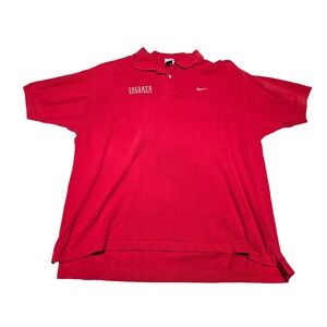 Nike Colgate Basketball Polo Shirt Mens XL Embroidered Swoosh‎ Y2K